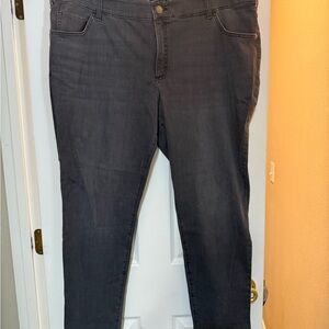 Lee Plus Skinny Leg Jeans - Dark Gray